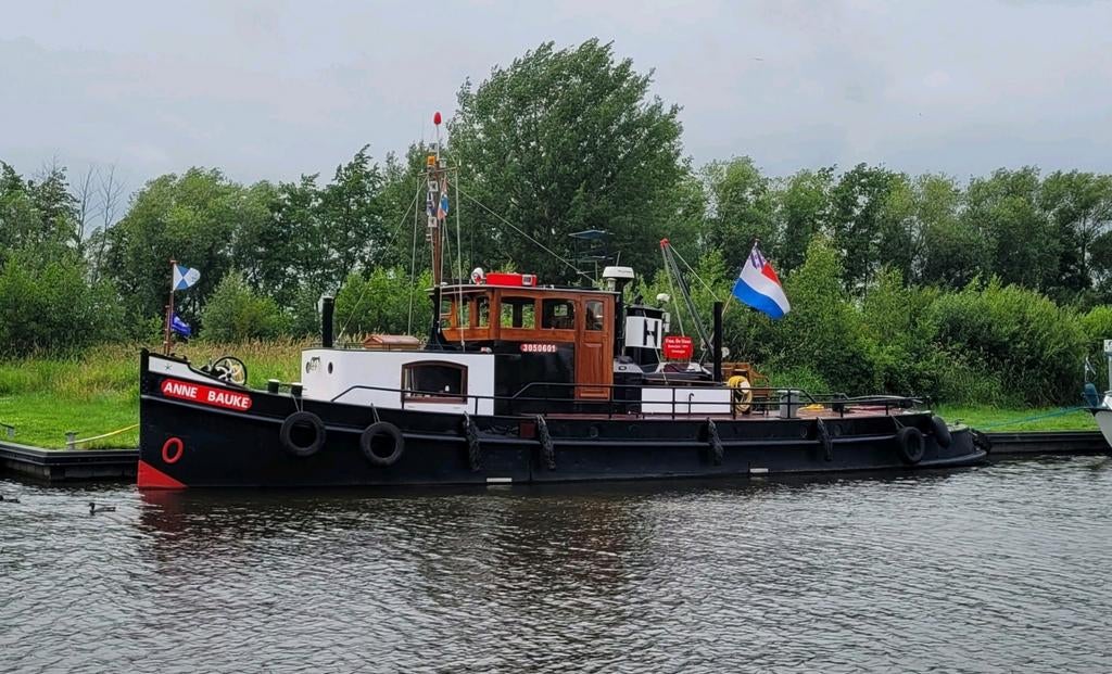 Monumentale sleepboot "Anne Bauke" met Kromhout 8TS motor, Ophalen, Gebruikt, Staal, Diesel