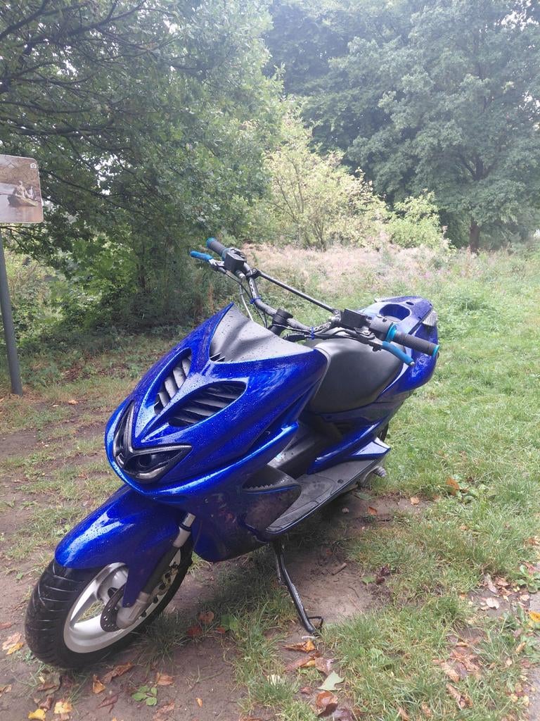 Yamaha Aerox - Blauw, Ophalen, Gebruikt, Aerox, Maximaal 45 km/u