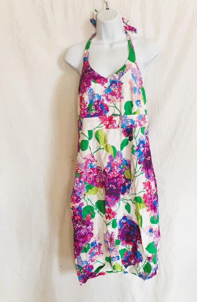 Mooie zomerse halter jurk. Mt L Merk Boden, ., Maat 42/44 (L), Ophalen of Verzenden, Zo goed als nieuw