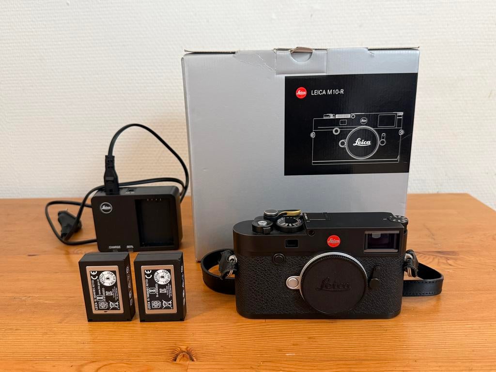 Leica M10-R Black Chrome, incl. ‘IDS foldable thumb grip’, Audio, Tv en Foto, Fotocamera's Digitaal, Ophalen, Zo goed als nieuw