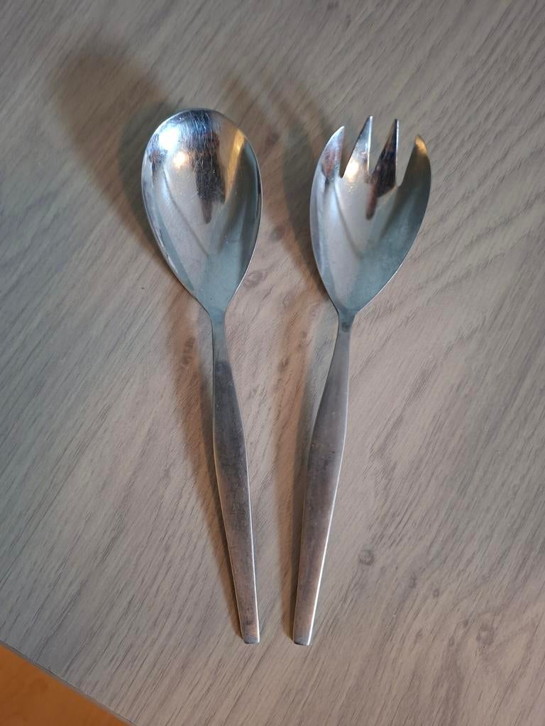 Sla couvert, Ophalen of Verzenden, Rvs of Chroom