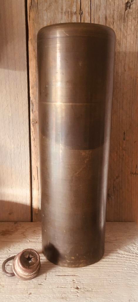 Antiek. Granaat-huls. WII 1942. Waterkruik. Koper, Verzamelen, Ophalen of Verzenden, Overige soorten, Overige typen