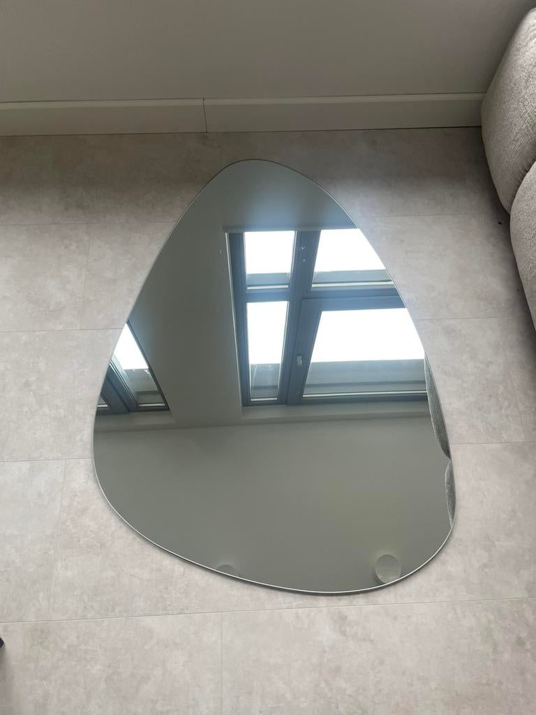SPIEGEL EGG 70X100 CM mirror, Minder dan 50 cm, Ophalen of Verzenden, Zo goed als nieuw, Minder dan 100 cm