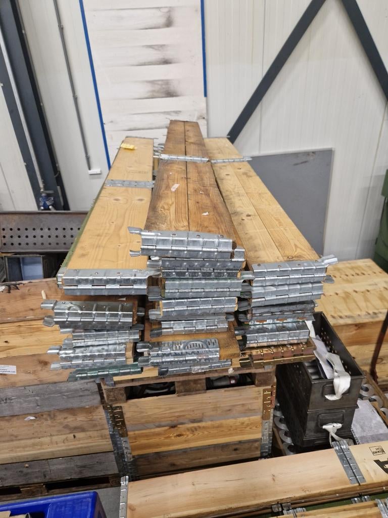 Gebruikte Europallet Opzetranden - Stapelbaar, Doe-het-zelf en Verbouw, Hout en Planken, Ophalen