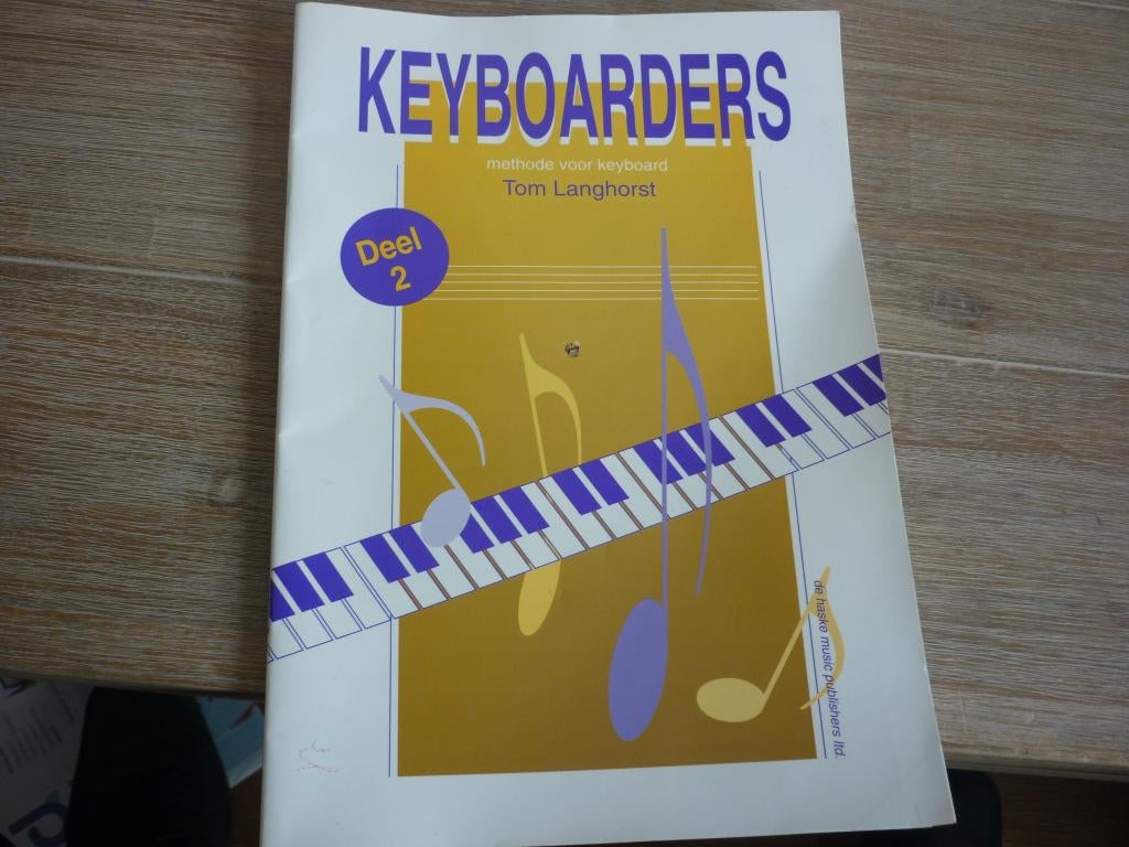 Tom Langhorst - Keyboarders deel 2 - Methode voor keyboard, Gebruikt, Klassiek, Les of Cursus, Ophalen of Verzenden
