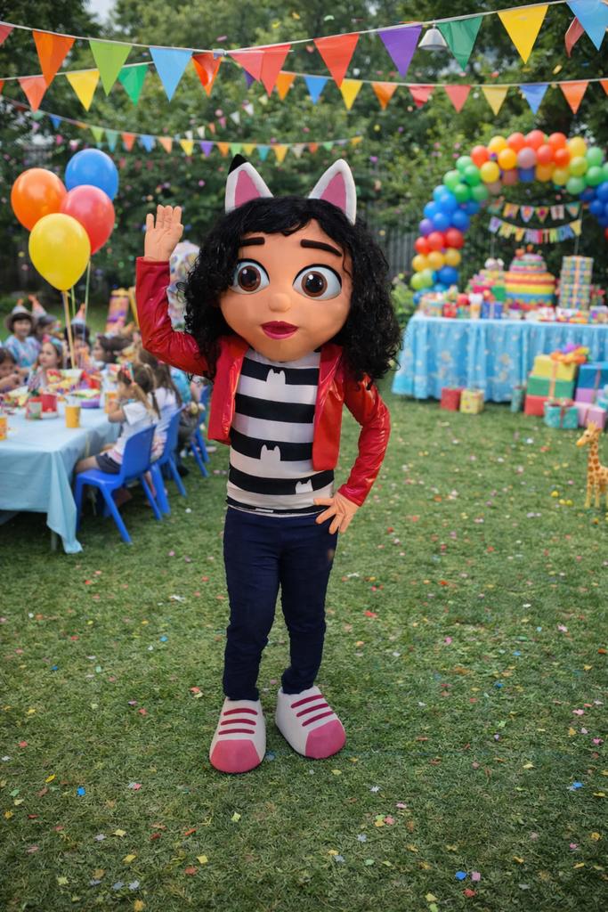 GABY DOLHOUSE MASCOTTE VERHUUR, Ophalen of Verzenden, Zo goed als nieuw, Overige