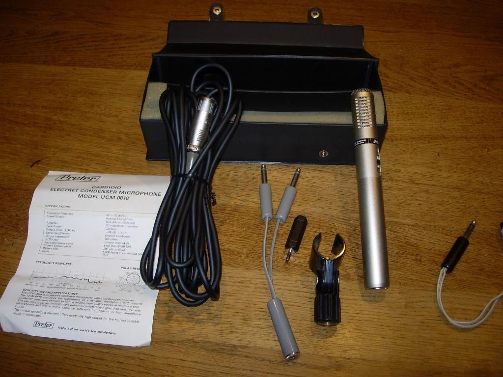 Prefer microfoon UCM-0818, Ophalen of Verzenden, Zo goed als nieuw, Overige typen