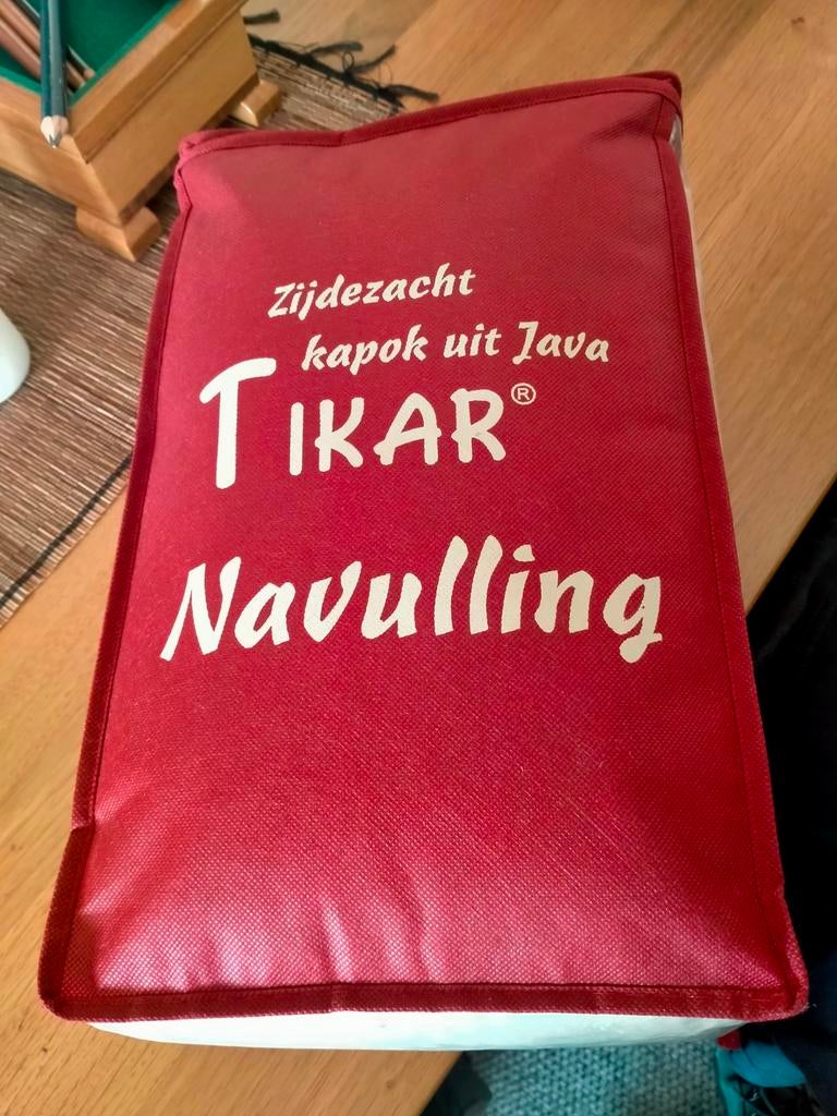 Echt java kapok kussen na/vulling, Ophalen of Verzenden, Nieuw, Eenpersoons, Dekbedovertrek