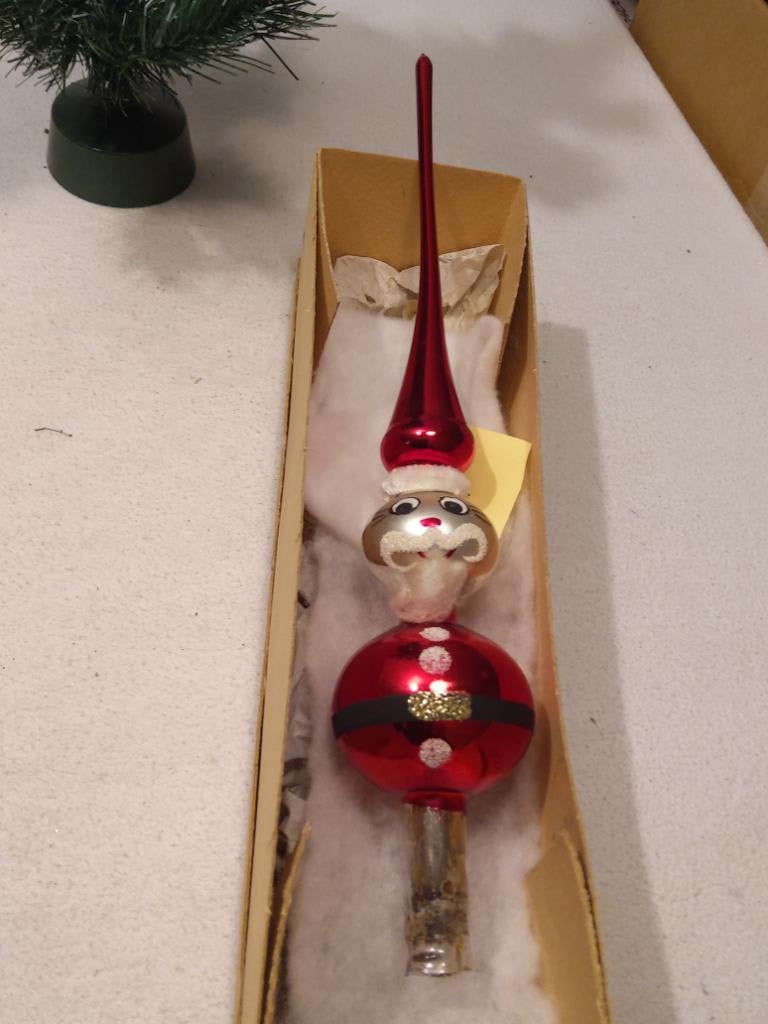 Mooie antieke vintage piek,  konijn,,, Diversen, Kerst, Ophalen of Verzenden, Zo goed als nieuw