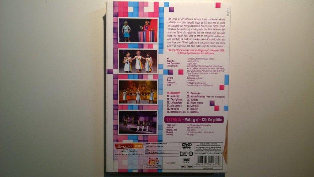 K3 - Mamasé Show (DVD), Cd's en Dvd's, Alle leeftijden, Ophalen of Verzenden, Zo goed als nieuw, Muziek en Concerten