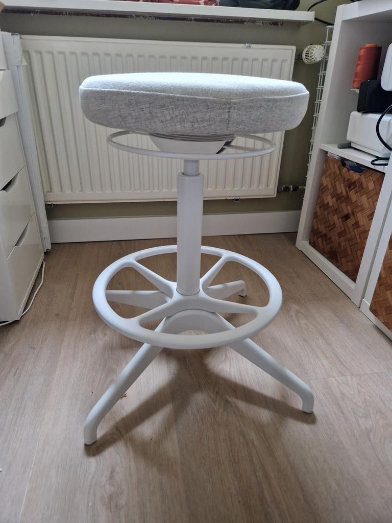 Nieuwe LIDKULLEN Zit-/stakruk, Gunnared beige, Ophalen, In hoogte verstelbaar, Nieuw, Overige materialen