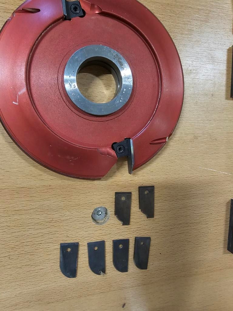 Profielfrees  / freeskop Le Ravageur met wisselmessen, Ophalen of Verzenden, Zo goed als nieuw