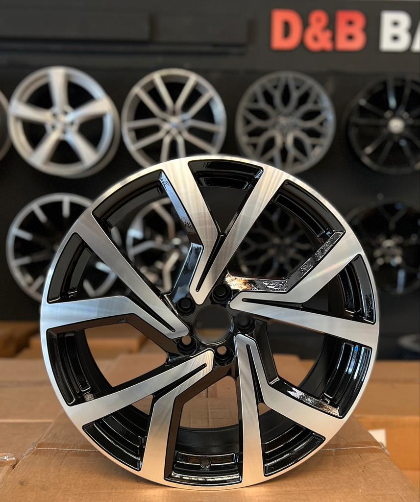 17 18 inch brescia look 5x100 Vw polo Gti taigo t cross seat, Auto-onderdelen, Banden en Velgen, 215 mm, Velg(en), Nieuw, 17 inch