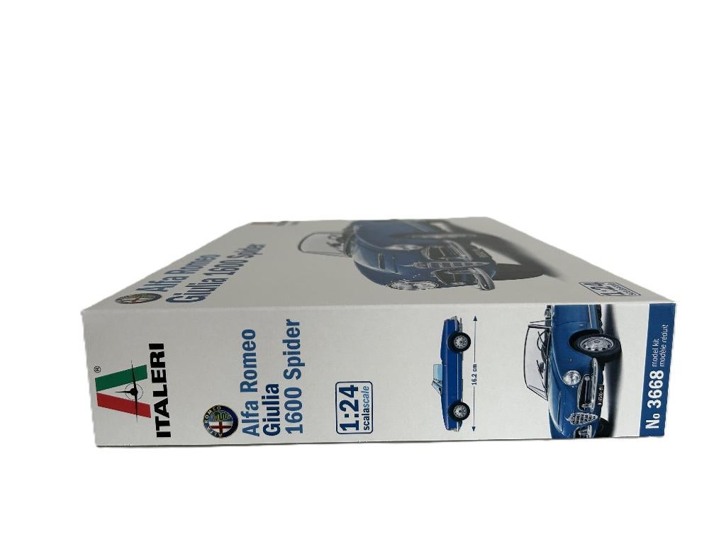 Italeri Alfa Romeo Giulia 1600 Spider 1/24 ITA-3668, Hobby en Vrije tijd, Modelbouw | Auto's en Voertuigen, Groter dan 1:32, Nieuw
