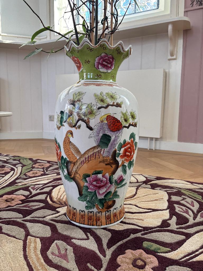 Bloempot vaas china, Antiek en Kunst, Ophalen