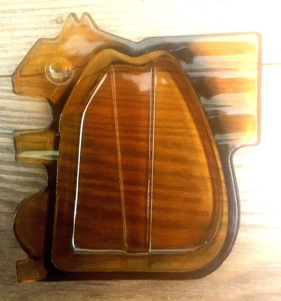 asbak ART DECO - met gestileerde EEKHOORN, frans, ca. 12 cm, Ophalen of Verzenden