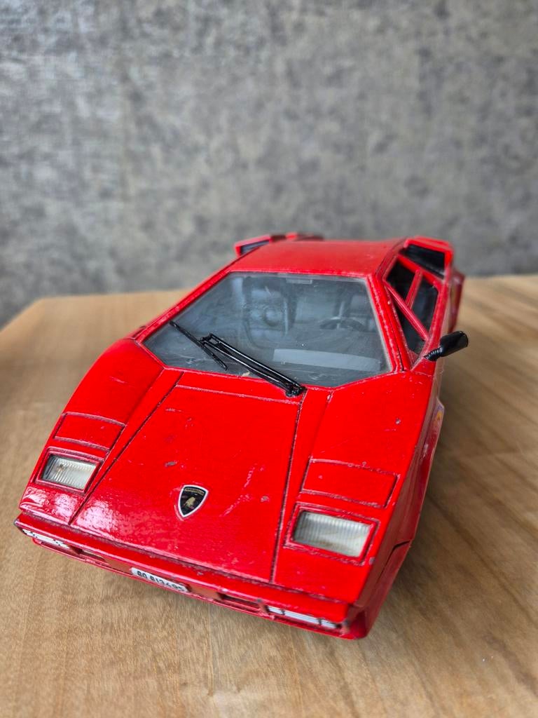 Vintage Polistil Lamborghini Countach 5000 – Made in Italy –, Verzamelen, Ophalen of Verzenden, Gebruikt