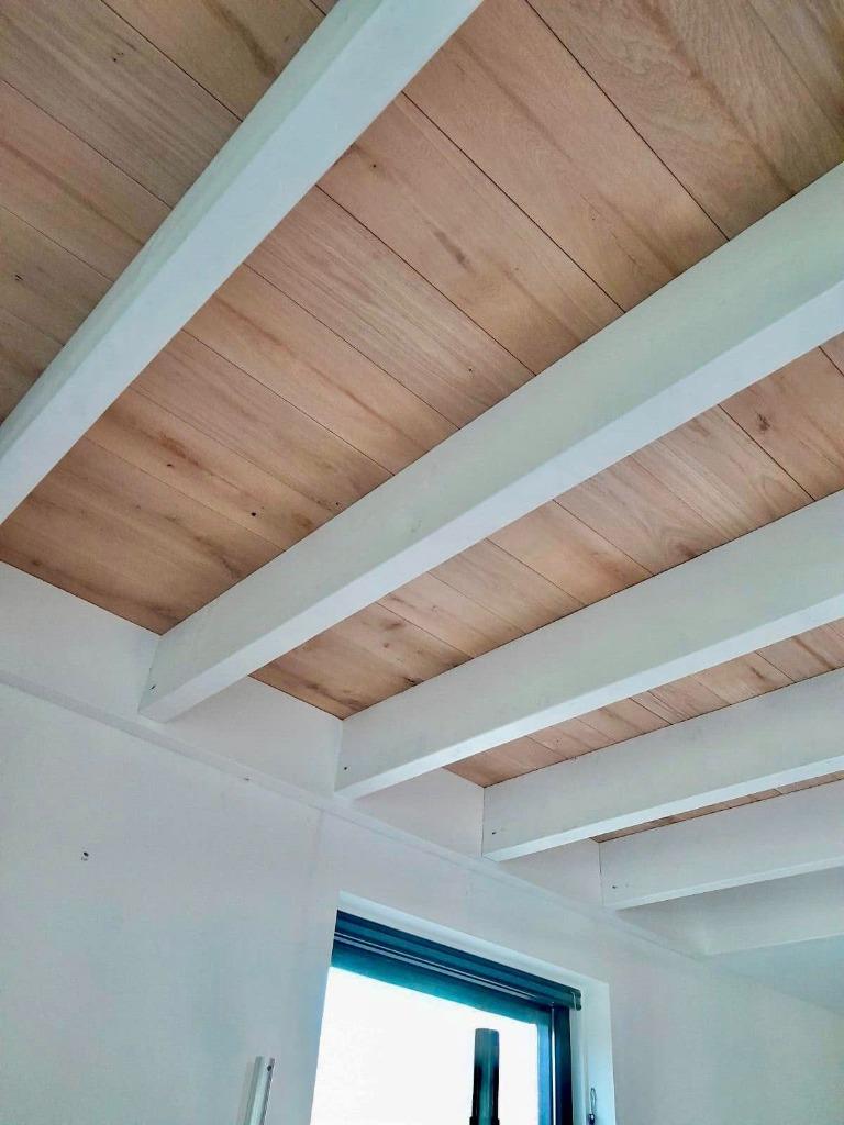 Eiken Vellingdelen | Dakbeschot | Veer- en Groef planken, Ophalen, Minder dan 25 mm, Eiken, Nieuw