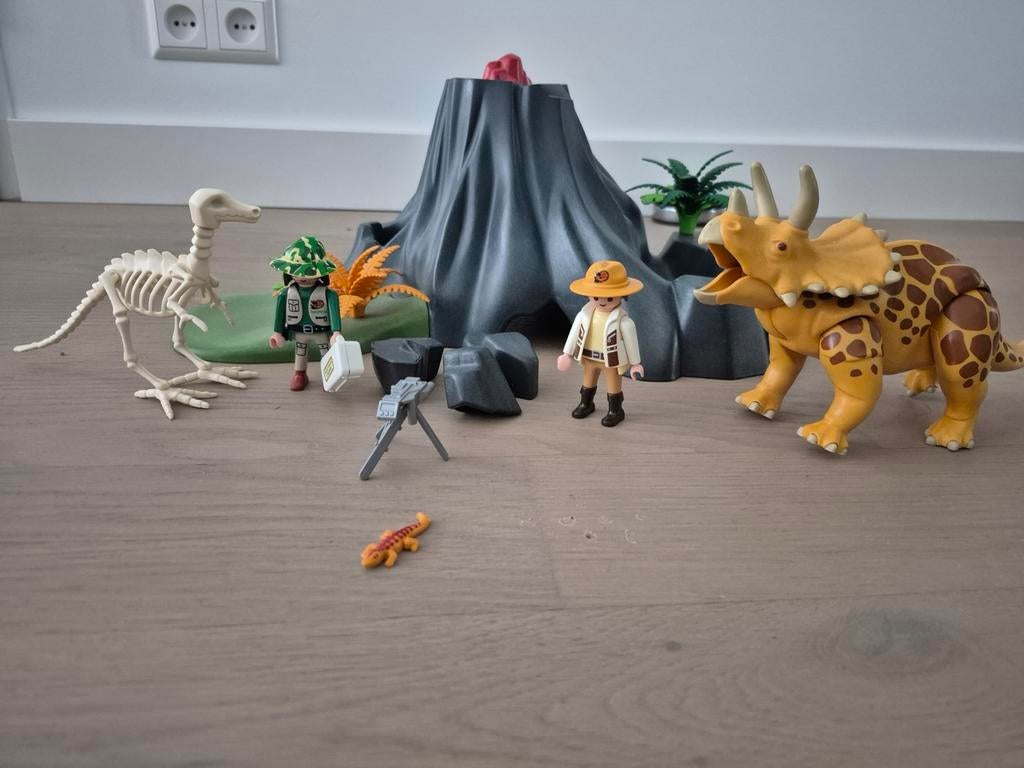 Playmobil 4170 Triceratops Dino Set, Kinderen en Baby's, Speelgoed | Playmobil, Ophalen of Verzenden, Gebruikt, Complete set