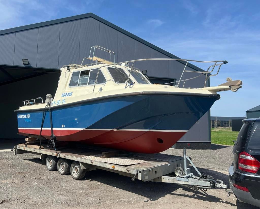 Offshore 707 Promaster  255PK Volvo Penta, Ophalen, Gebruikt, 6 meter of meer, Diesel