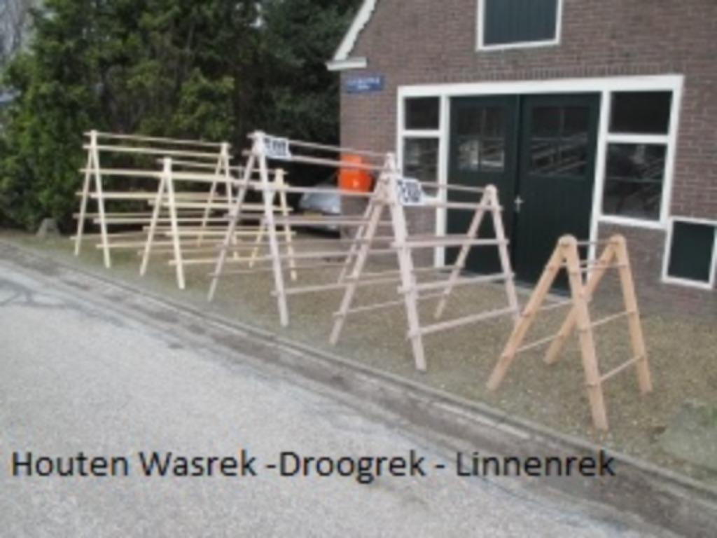 [ Rak ] Grenen houten Wasrek - Droogrek - Linnenrek, Ophalen of Verzenden, Nieuw, Overige typen