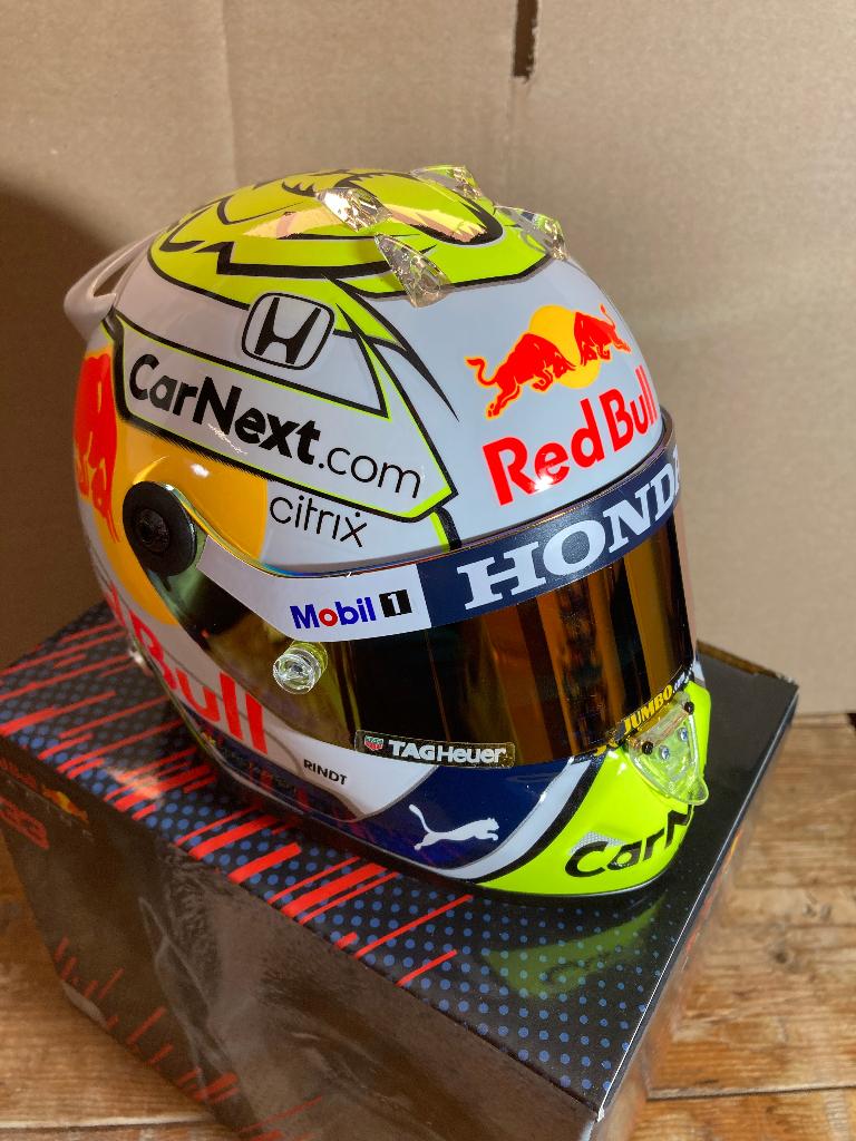 ✅ Max Verstappen 1:2 helm Oostenrijk 2021 Red Bull Racing, Ophalen of Verzenden, Nieuw, Formule 1