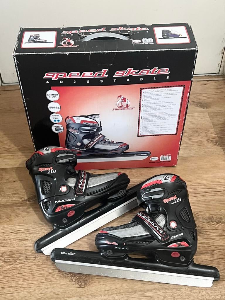 Nijdam Speed Skate 114 - Verstelbare maten 34-35/36-37, Ophalen of Verzenden, Gebruikt, Noren, Nijdam