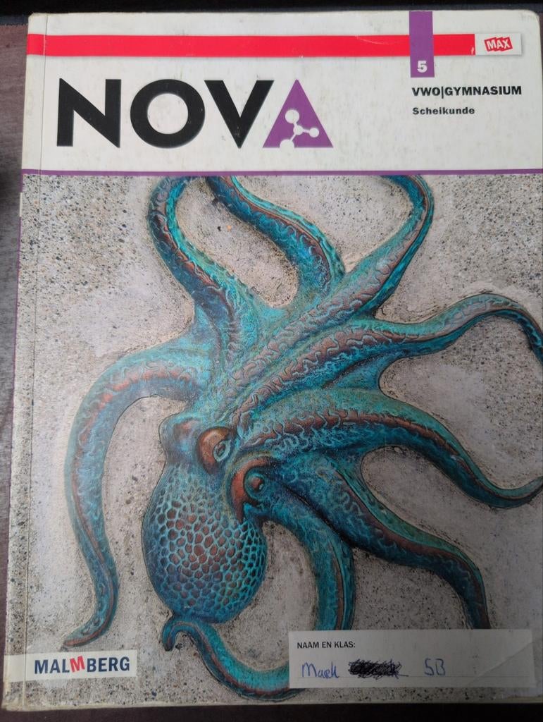 Nova Scheikunde VWO 5, Gelezen, VWO, Scheikunde, Ilse Landa, Joris Schouten, Bas Zoon