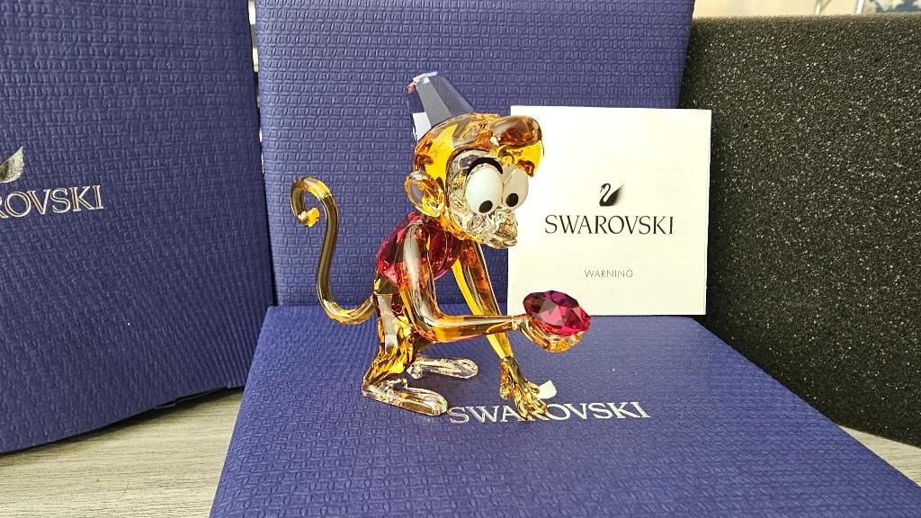 Swarovski Disney Aladdin: Abu Het Aapje! NIEUW!, Verzamelen, Swarovski, Ophalen of Verzenden, Nieuw, Figuurtje