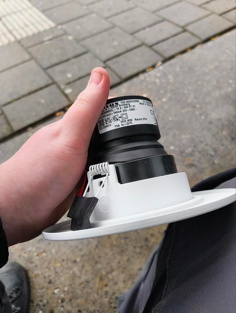 TRILUX LED inbouwspot 6,5W – zonder driver – 1x spot, Pvc, Overige typen, Ophalen of Verzenden, Minder dan 2 meter