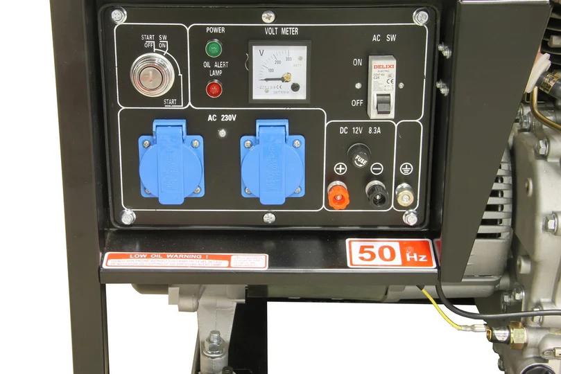 Valkenpower Diesel Generator Set Open Type 230V 6kVA, Ophalen, Nieuw