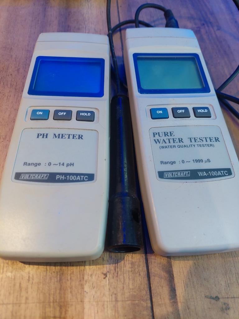 Ph en microsiemens meter ideaal voor kweken van discus, Ophalen of Verzenden