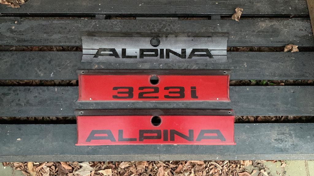 BMW E21 Alpina / 323i reflectorplaat, Ophalen, Gebruikt, BMW