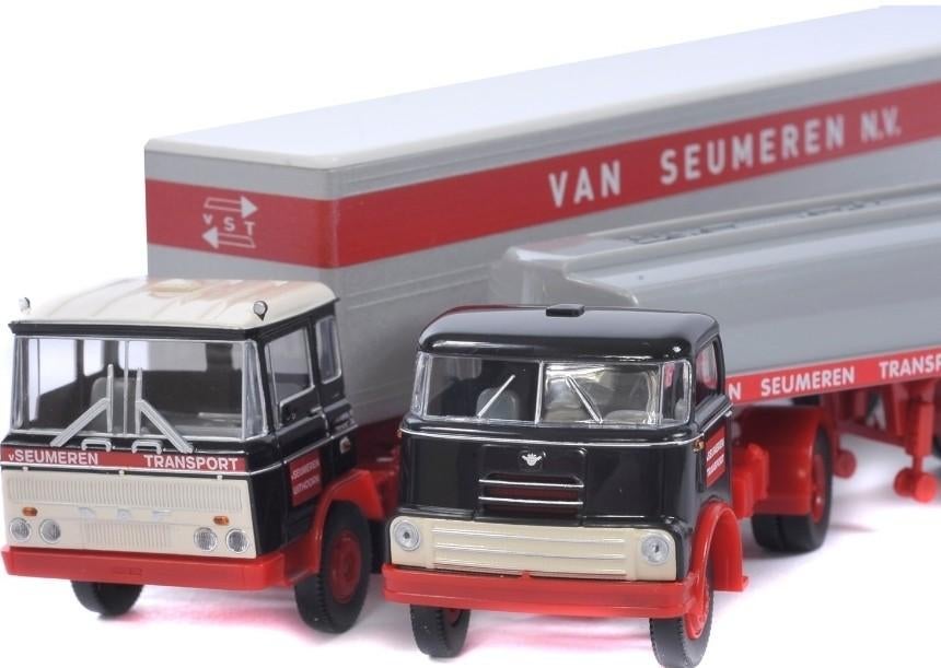 DAF SET - MAMMOET 1:87, Hobby en Vrije tijd, Modelauto's | 1:87, ., Ophalen of Verzenden, Bus of Vrachtwagen, Brekina