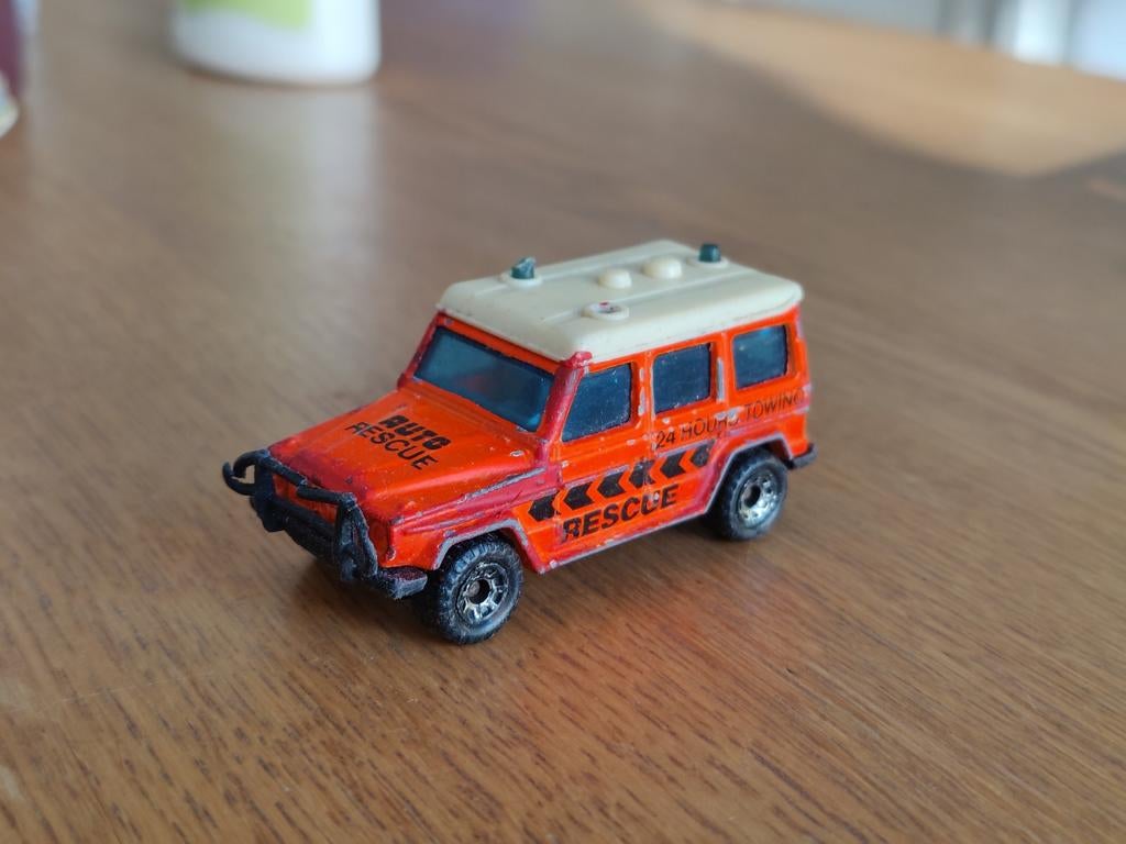 Matchbox Mercedes 280 GE Rescue, Ophalen of Verzenden, Zo goed als nieuw, Auto