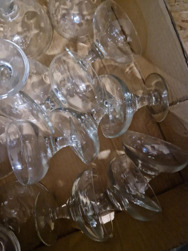 IJscoupe glazen, Verzamelen, Glas en Borrelglaasjes, Ophalen of Verzenden, Zo goed als nieuw, Overige typen
