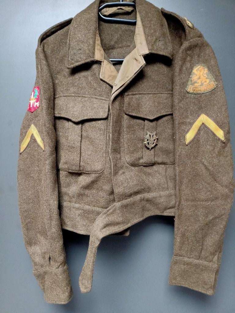 Battledress, Battle Dress, Leger jas, Infanterie, Verzamelen, Militaria | Algemeen, Ophalen of Verzenden, Landmacht, Nederland