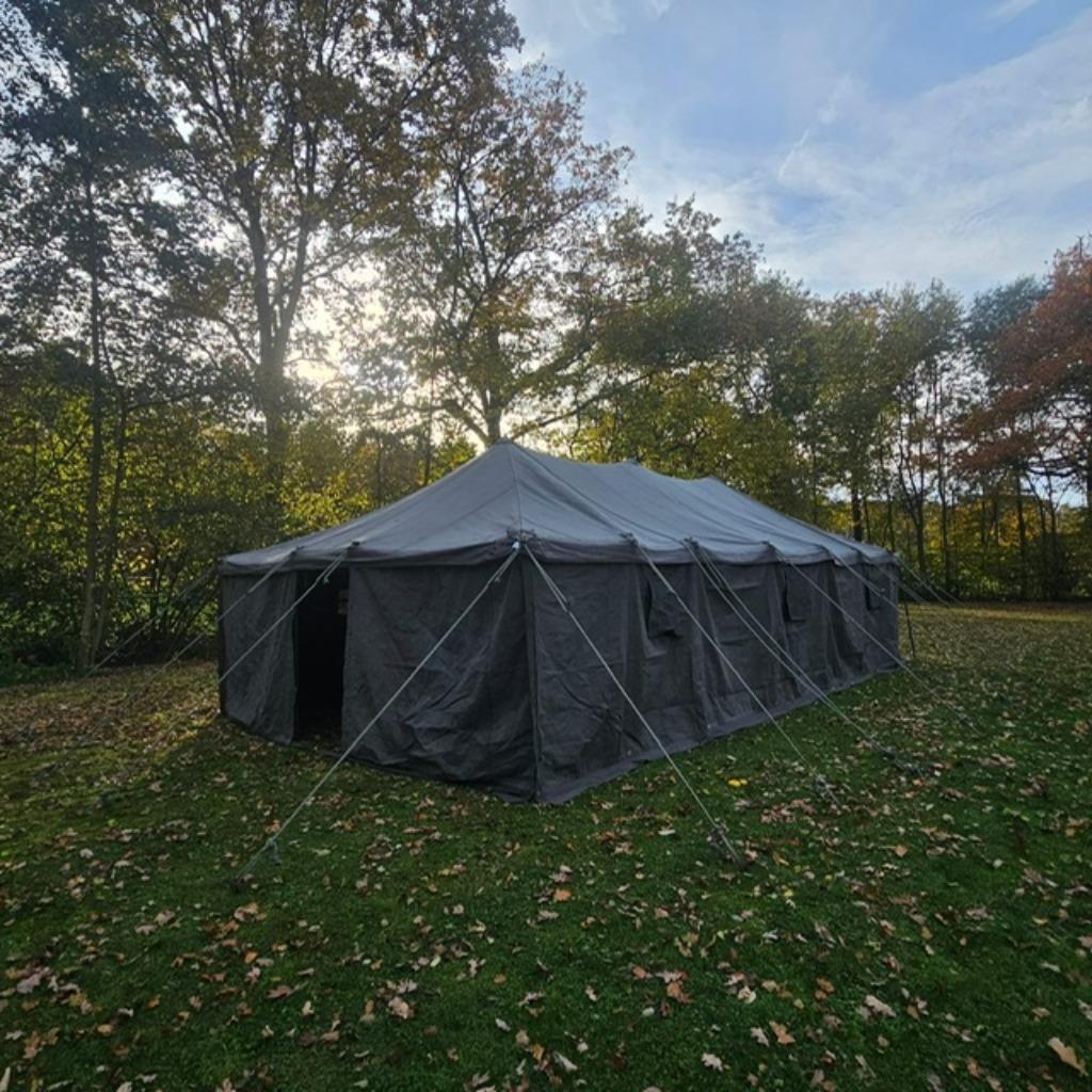 grote Argentijnse legertent / Boogtent 5X10 meter te koop, Caravans en Kamperen, Tenten, meer dan 6, Gebruikt, Ophalen