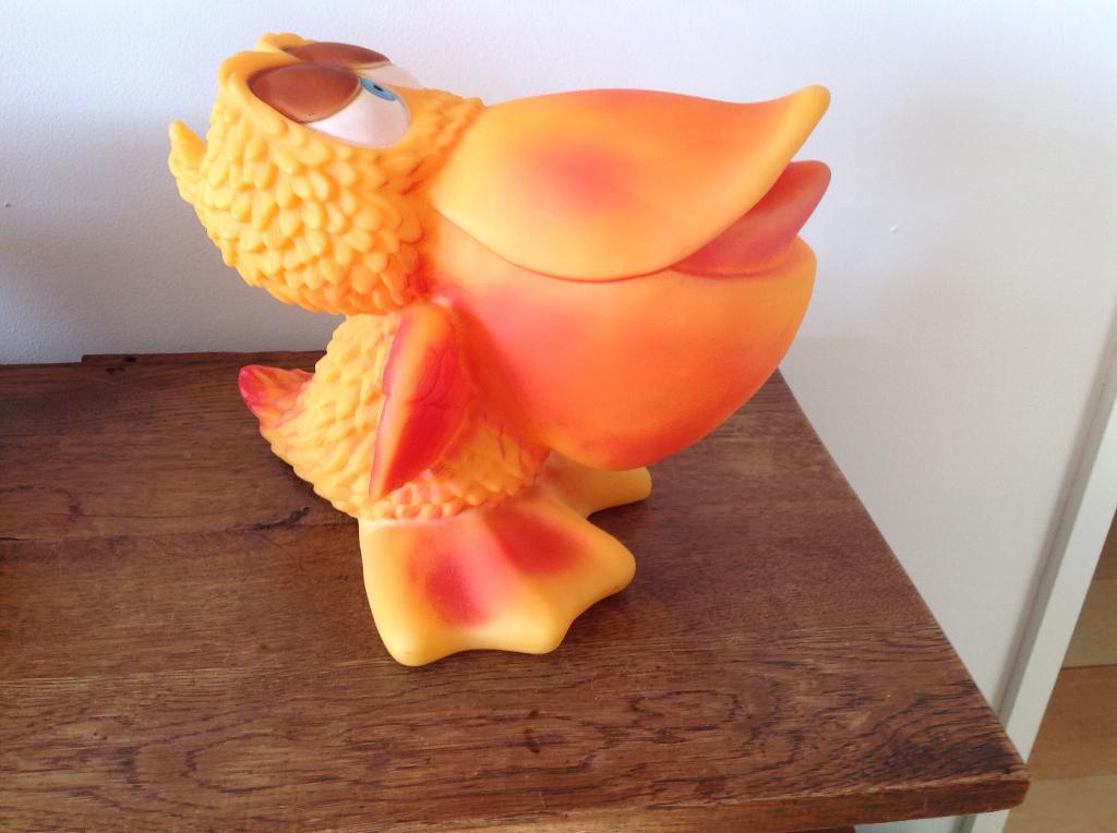 Vintage pelikaan lamp, Ophalen, Gebruikt, Vinyl jaren 80