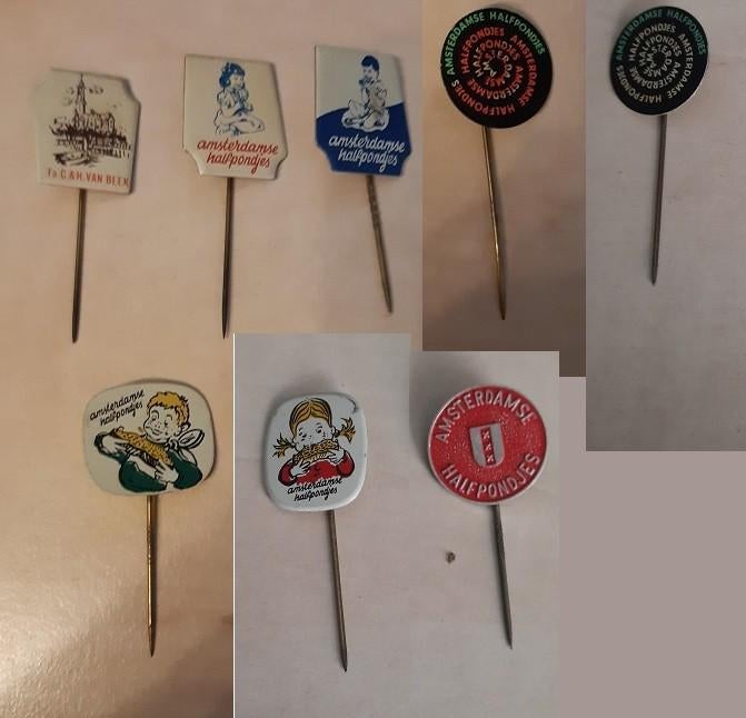 Speldjes Food - Broodbeleg 01, Verzamelen, Speldjes, Pins en Buttons, Gebruikt, Speldje of Pin, Merk, Ophalen of Verzenden