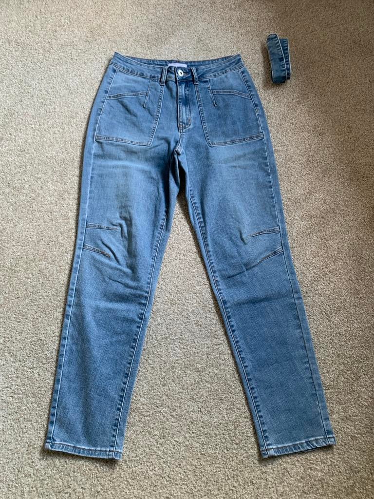 Bianco Jeans - Blauw 38 Nieuw €139,95, Kleding | Dames, Spijkerbroeken en Jeans, Ophalen of Verzenden, Nieuw, Blauw, W30 - W32 (confectie 38/40)