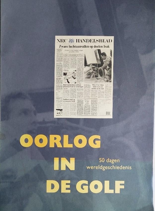 50 Dagen Wereldgeschiedenis, Oorlog in de Golf (1991), Verzamelen, Ophalen of Verzenden, Marine, Nederland, Boek of Tijdschrift