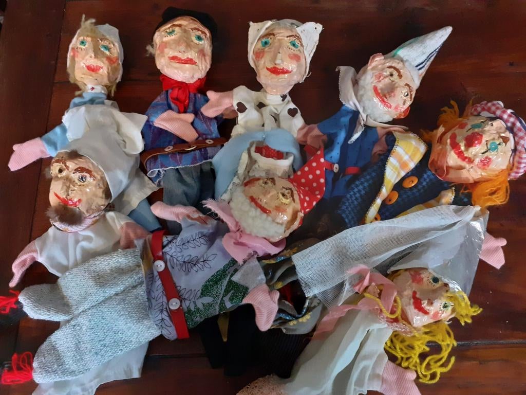 Handpoppen poppenkastpoppen handmade, Tickets en Kaartjes, Eén persoon