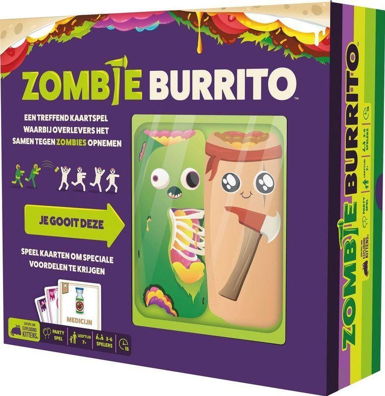 Zombie Burritos - NIEUW in cellofaan, Een of twee spelers, Ophalen, Nieuw, Exploding Kittens