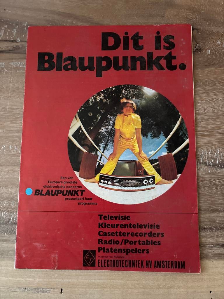 Blaupunkt Catalogus - Televisie, Radio, Platenspelers, Ophalen of Verzenden, Gelezen, Catalogus