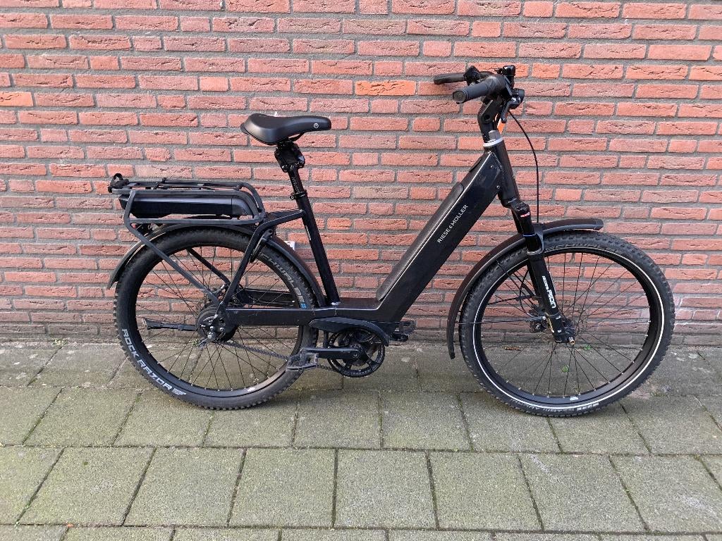 Riese & Müler Nevo Gt Vario Dualbatterij kiox 1125wh accu, Am Alten Graben 2 64367 Mühltal, Gebruikt, Versnellingen, Info@r-m.de