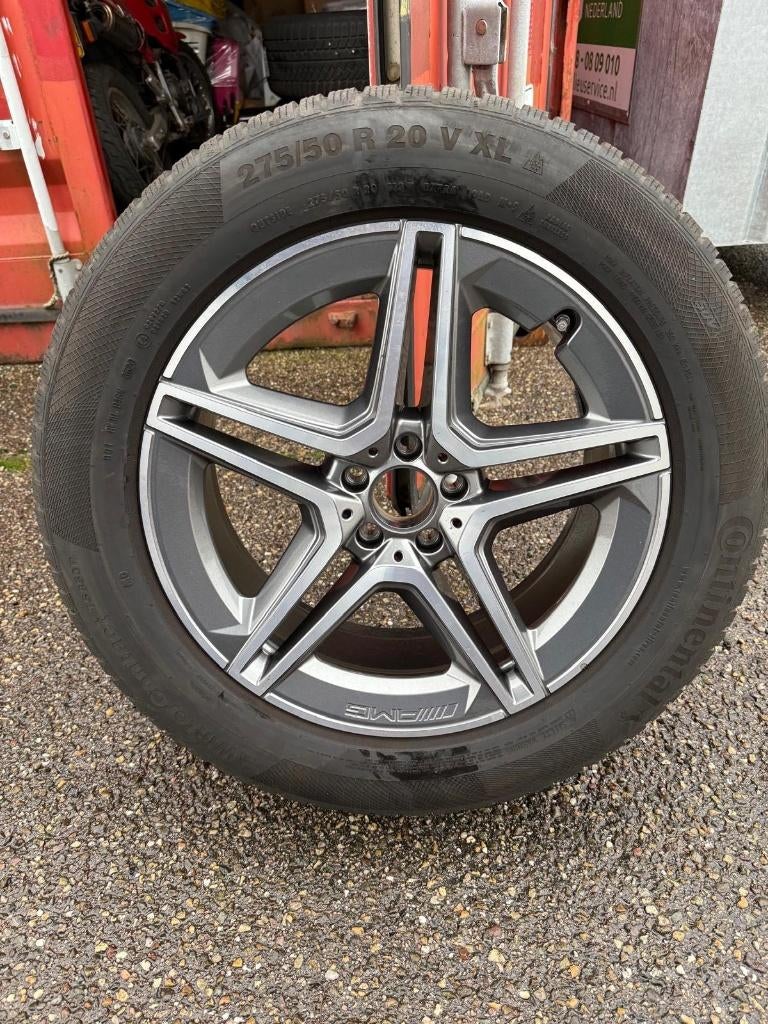 Orgineel Mercedes AMG winterbandenset, Auto-onderdelen, Banden en Velgen, Ophalen, Gebruikt, 275 mm, Winterbanden
