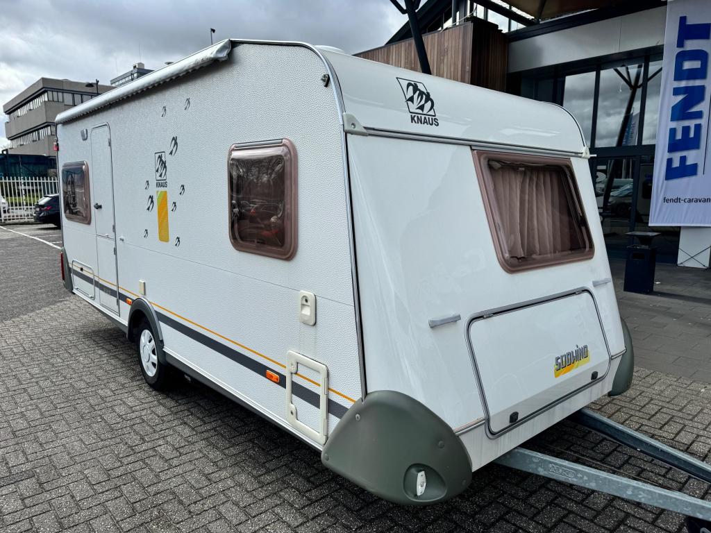 Knaus Sudwind 500 FU 2003 MOVER + NIEUWE TENT, Caravans en Kamperen, Standaardzit, Overige typen, Bedrijf, Schokbreker
