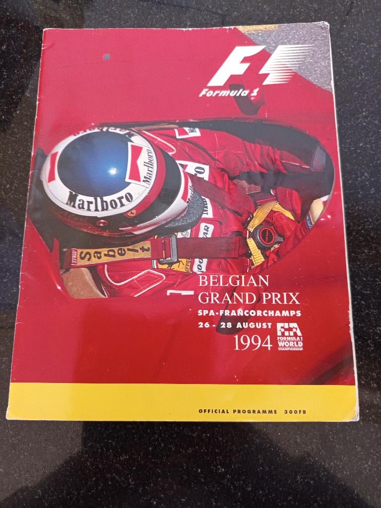 Formule 1 officieel programma 1994, Ophalen, Zo goed als nieuw, Formule 1