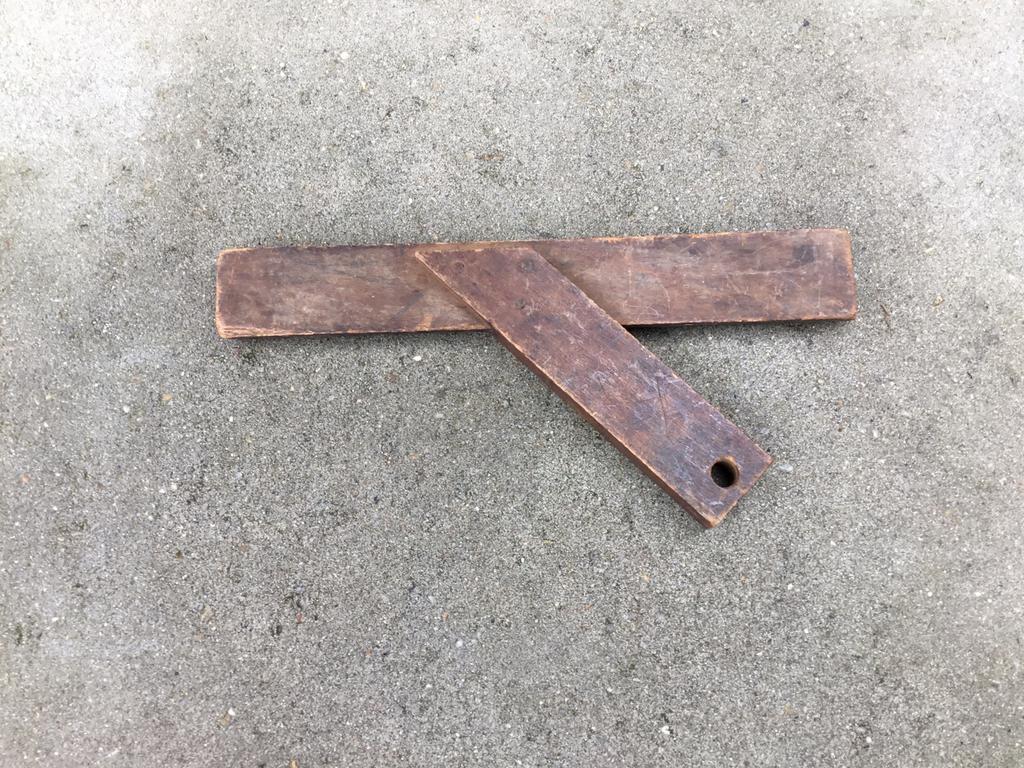 Houten verstekhaak, Ophalen of Verzenden, Gebruikt